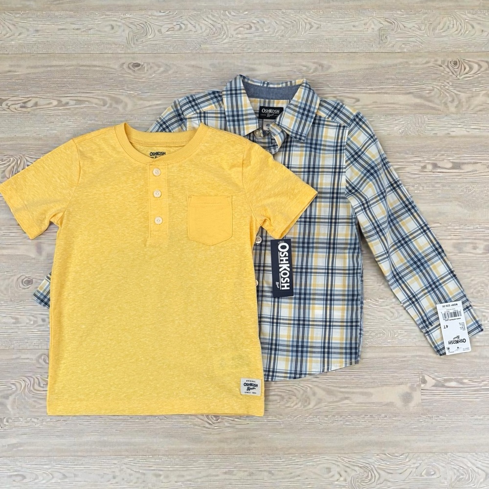 OshKosh B'gosh 4t Shirt Combo NWT